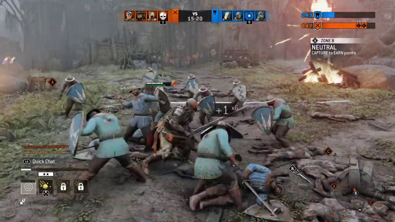 KNIGHTS vs SAMURAI vs VIKINGS! For Honor Online (PS4) - YouTube
