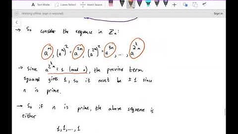 The Miller Rabin Test