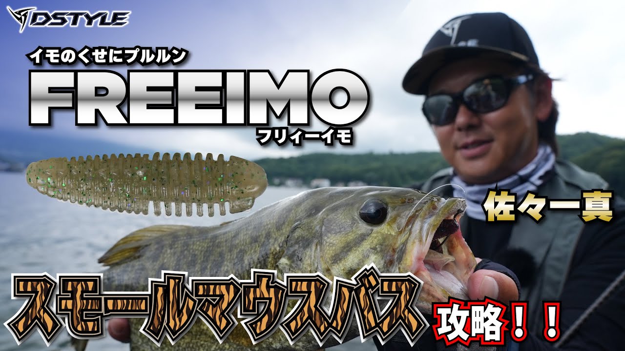 FREEIMO(フリィーイモ）でスモールマウスバス攻略！！/ 佐々一真 - YouTube