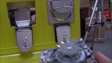 How to Change or Replace Coin Mechanism on Rhino Triple Shop Vending Machine by CandyMachines.com