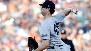 Gerrit Cole strikes out 8 Tigers over 6 scoreless innings on 8/16/24