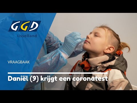 Daniël krijgt een coronatest | Vraagbaak | GGD IJsselland