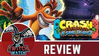 Crash Bandicoot N Sane Trilogy Nintendo Switch Review (Video Game Video Review)