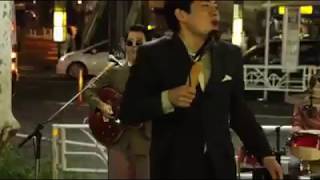 Japanese Band Singing Crazy In Tokyo Street