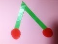Origami Cherry Tutorial Video !