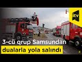 Azərbaycandan Türkiyəyə yola düşən 3-cü qrup Samsundan alqış və dualarla yola salındı