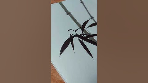 Vẽ trúc | Dạy Thư Pháp Online Shorts #thuphap #thuymac #shorts