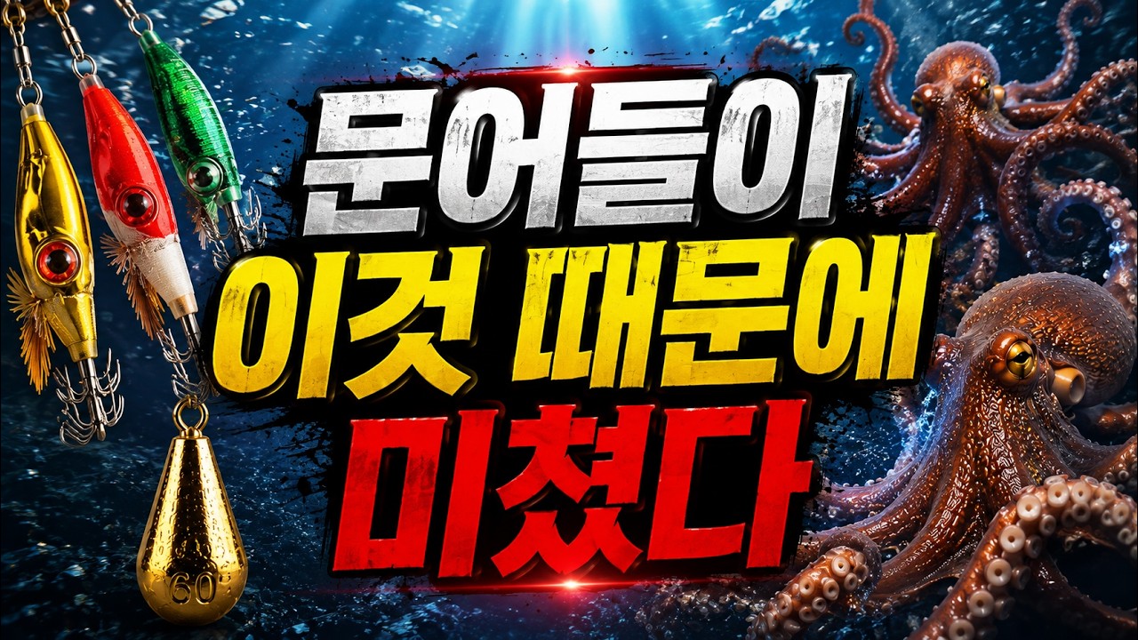 🔥 "문어가 안 잡히는 이유, 대부분 이것 때문입니다."