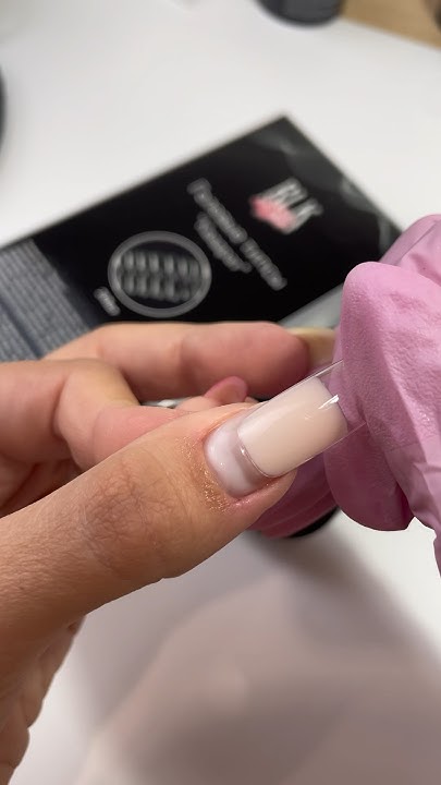 Гелевые типсы можно использовать как верхние формы - YouTube