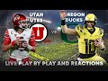 #10 Utah Utes vs #12 Oregon Ducks Live Play-By-Play &amp; Reactions