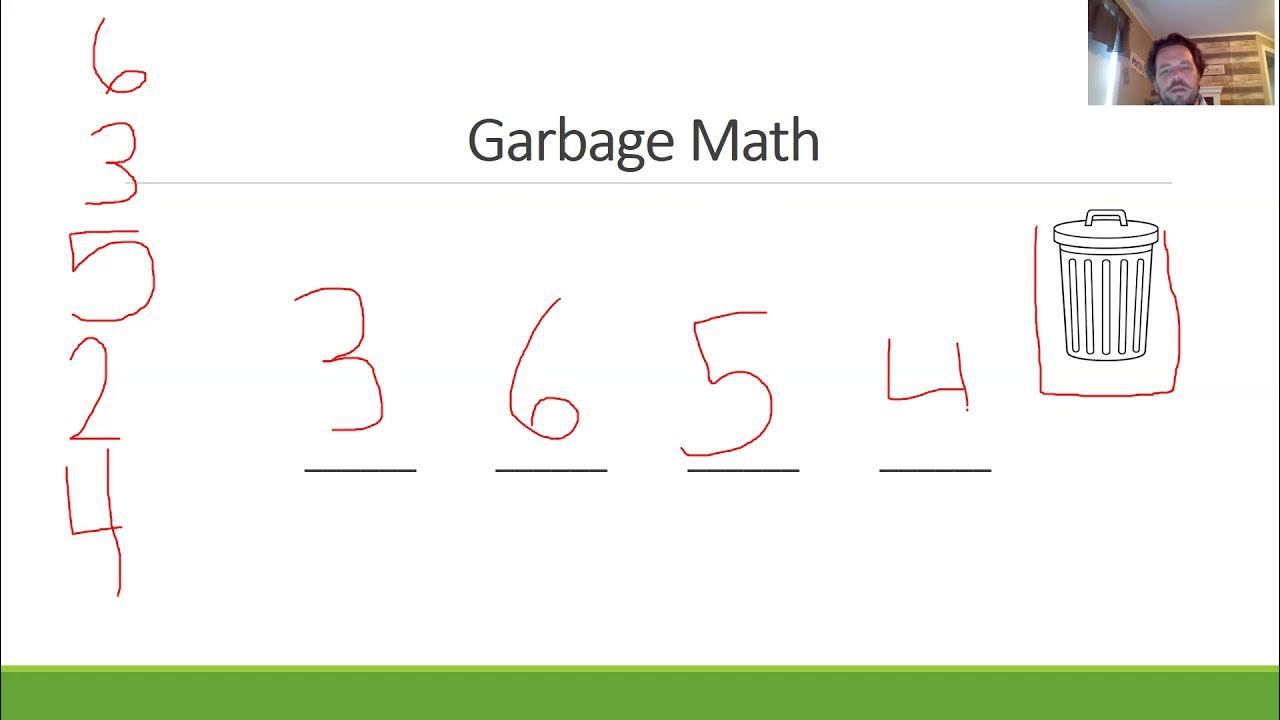 Garbage Math October 19, 2021 YouTube
