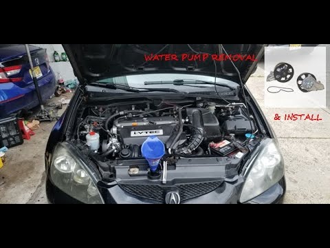 ACURA RSX K SERIES WATER PUMP REMOVAL & INSTALL! (DIY)