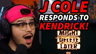 J COLE - 7 MINUTE DRILL (FIRST REACTION) | HIS RESPONSE TO K-DOT