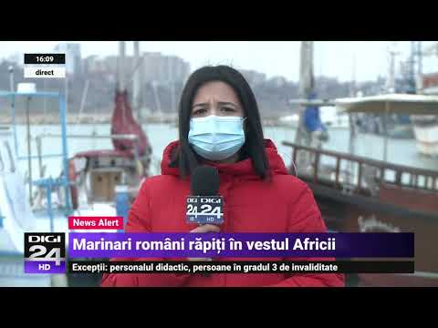 Marinari români răpiți în vestul Africii - Digi24