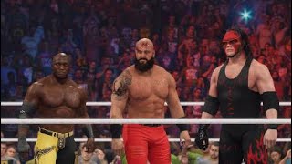 WWE Tag Team Match | Bobby Lashley & Brown Stoman & Kane vs Big E & Omos & Goldberg #MainEvent