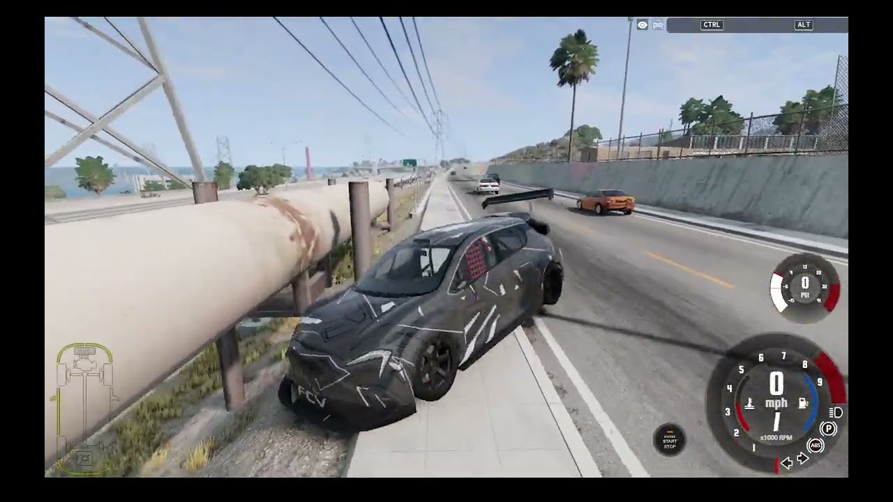 more police chase in beamng