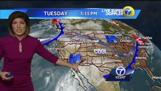 Evening weather forecast for Tuesday, Dec. 27