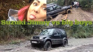 Suzuki Jimny first time off road vs the big boys