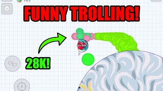 FUNNY TROLLING MACRO HACKERS *AFK MASS*!! Agario Mobile - REVENGE COMEBACK - SKIN HACK - AGAR.IO