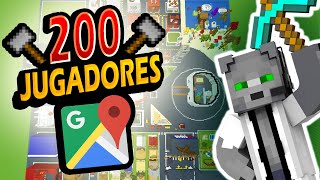 Hice Que  200 Jugadores Hicieran una CIUDAD ENTERA!! Minecraft Reto