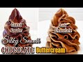 How to make Chocolate Buttercream | Two Ways