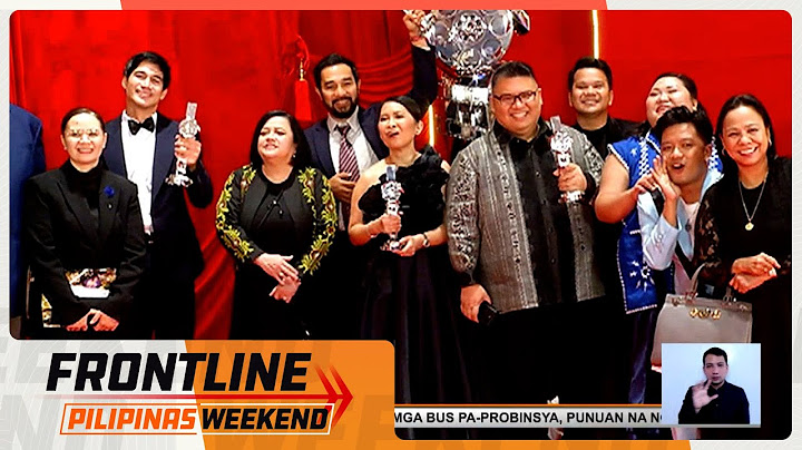 "The Kingdom," humakot ng limang awards sa 50th MMFF Gabi ng Parangal | Frontline Weekend