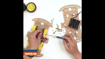 Khung xe robot 2 tầng 4 bánh (ZN5I)#Shorts