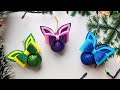 DIY 🎀Елочные игрушки из фома  🎄Christmas ornaments foam