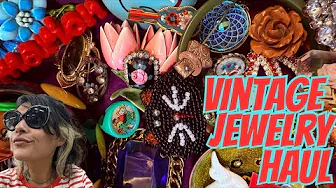 “Shiny Things;  Madison Bouckville HAUL PT. 2”| FLEA MARKET FINDS | VINTAGE & VICTORIAN JEWELRY