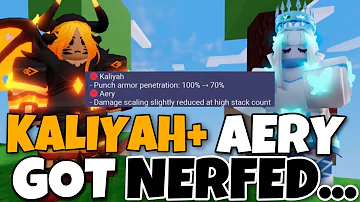 Level 50 Kaliyah Kit + Aery Got Nerfed… (Roblox Bedwars)