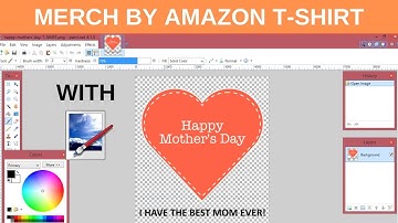 Merch By Amazon T Shirt Design With Paint.net - Step By Step Tutorial