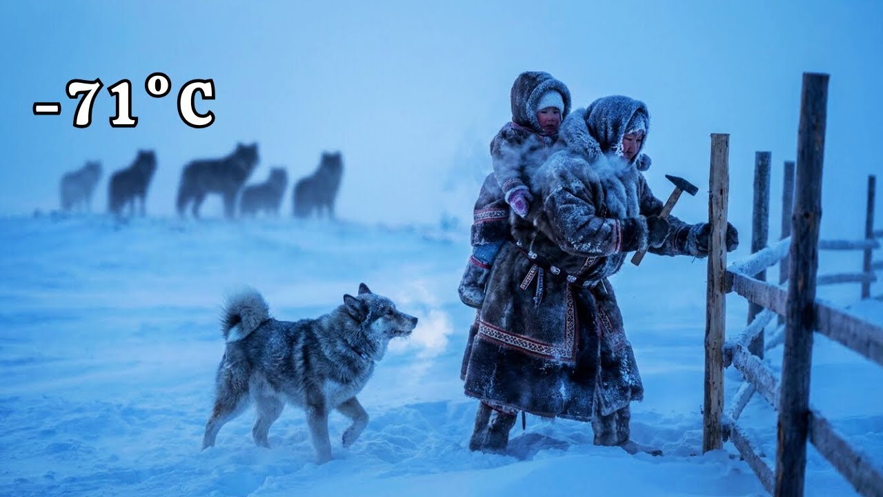 Mother & Child vs –71°C: Trapped in the Blue Blizzard: Fights to Build a Fence | Mother’s Fire