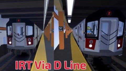 IRT Via D Line | NYC Transit MTA | Roblox