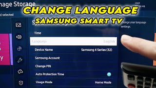 Samsung Smart TV: How to Change the Language