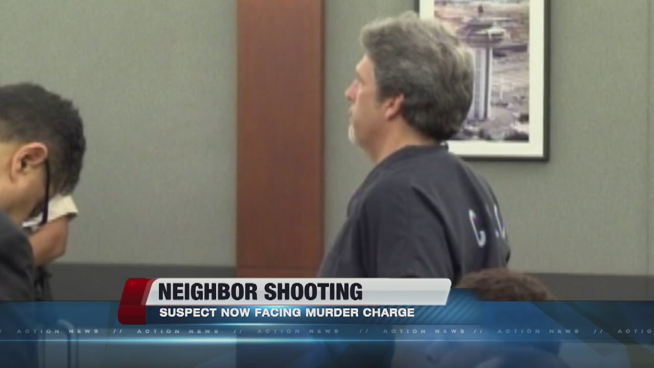 Man accused in deadly shooting with neighbor appears in court - YouTube