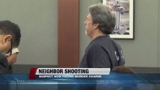 Man accused in deadly shooting with neighbor appears in court