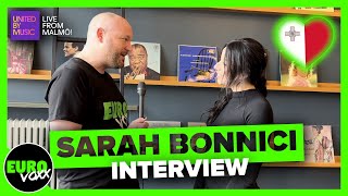 🇲🇹 SARAH BONNICI - ‘Loop’ (INTERVIEW) // MALTA EUROVISION 2024