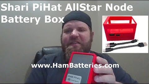 Battery Pack for Shari PiHat AllStar Node - Made By HamBatteries.com