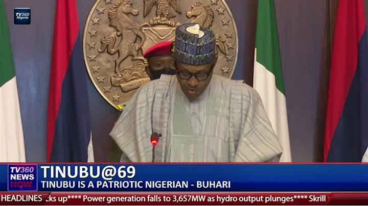 President Buhari celebrates Tinubu at 69