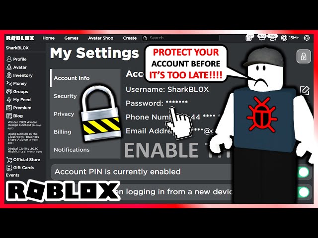 How to better protect your Roblox account from hackers with two