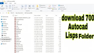 Autocad lisp files 700 lisps download from the video description. screenshot 4