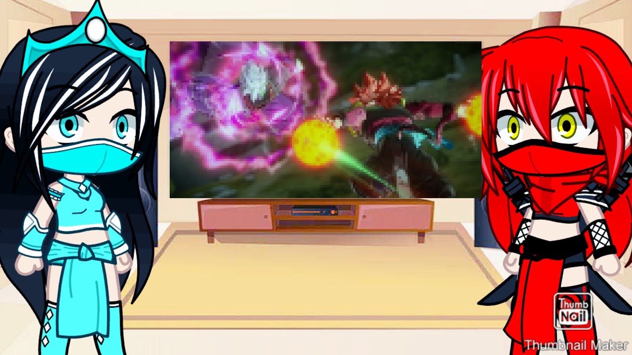 Mortal Kombat reacts Xeno Gogeta vs Fused Zamasu [What-if]