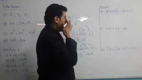 Algebra 1 simplifying algebraic expressions