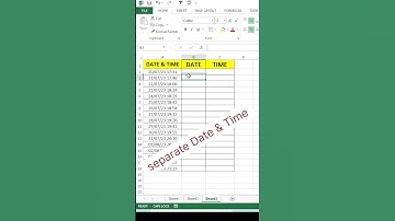 Excel Tutorial: How to Separate Date and Time in Excel (Step-by-Step Guide)