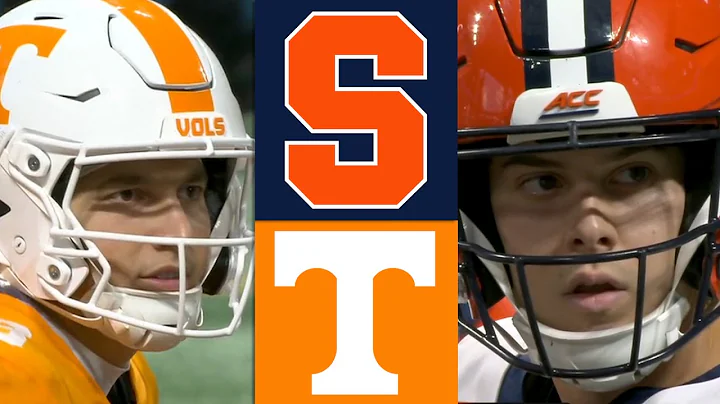 Syracuse vs #24 Tennessee College Football Highlights Full Game 2025