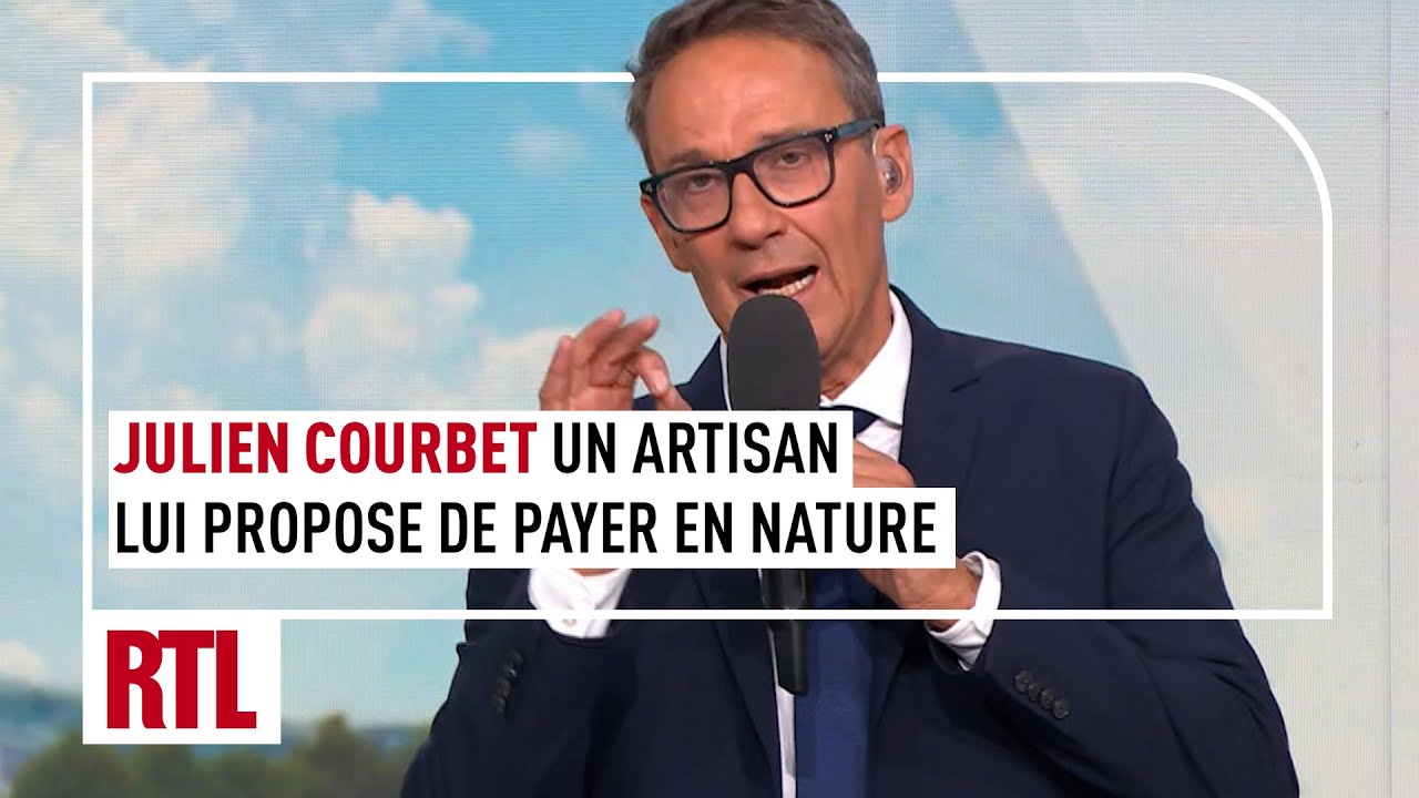 Julien Courbet : un artisan lui propose de payer en nature