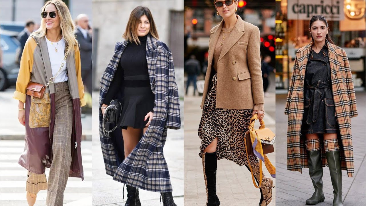 Classy winter 2023🍁Fall street fashion & the Milan Italian street style ...