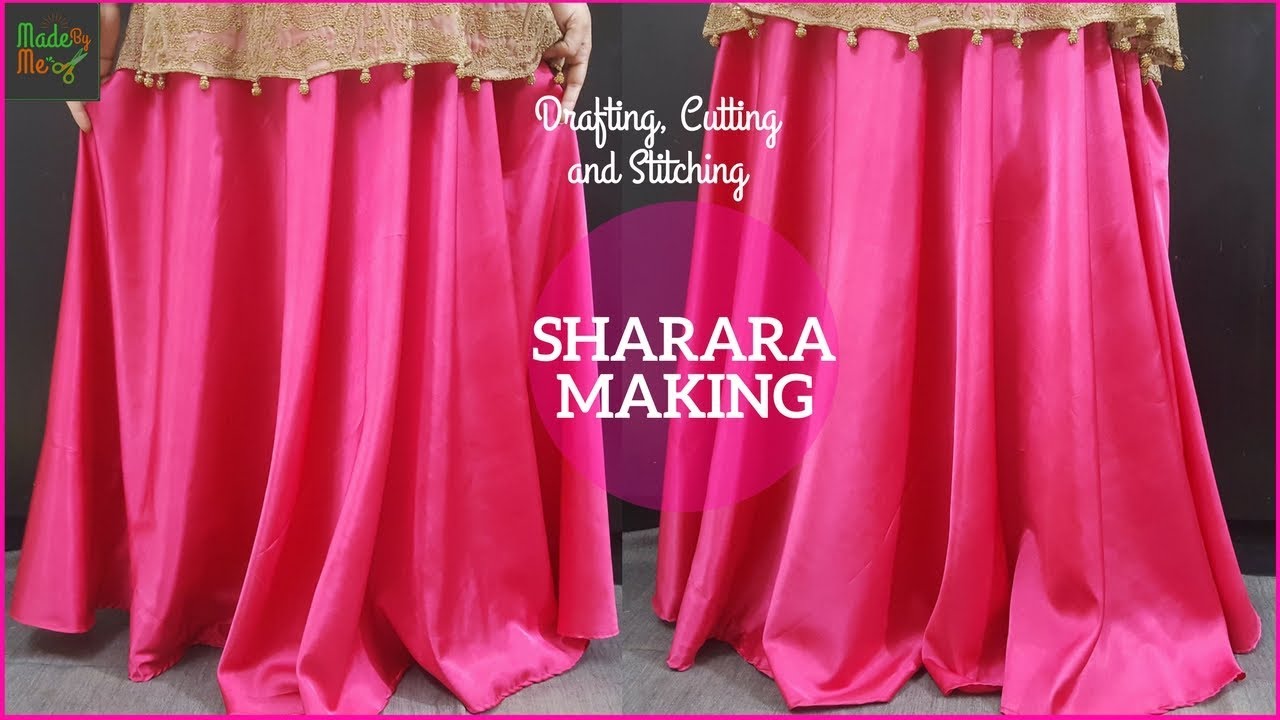 Gharara/ Sharara Cutting and Stitching - YouTube