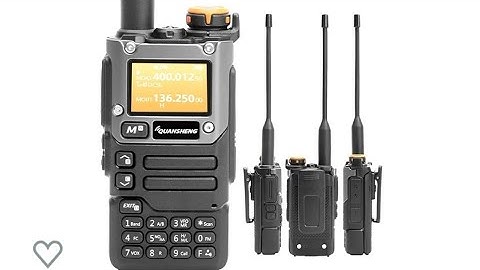 PROGRAMMING QUANSHENG UVK5 (8) UVK6  W CHIRP UHF VHF AMATEUR RADIO