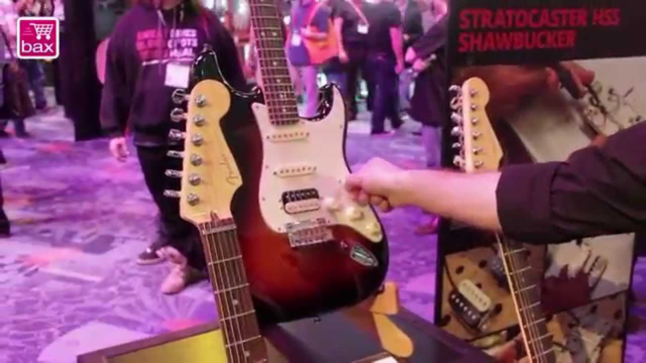 Fender Stratocaster Humbucker HSS Bassguitars | NAMM SHOW 2015